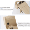 Leather Car Anti Theft Steering Wheel Lock - Image 6