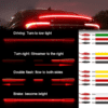 130cm Flexible Car Rear Spoiler Light LED Strip BrakeTurn Signal Running DRL. - Image 8