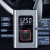 3 IN 1 Portable Electric Air Compressor Power Bank With LED Light - P99 - Image 5