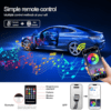 Car LED Interior Strip Ambient Lighting Kit - 12v - 5 In 1 - Image 6