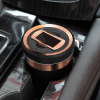Car Ceramic Ashtray with Detachable Solar Energy Lighter - Image 2