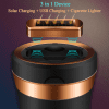 Car Ceramic Ashtray with Detachable Solar Energy Lighter - Image 3