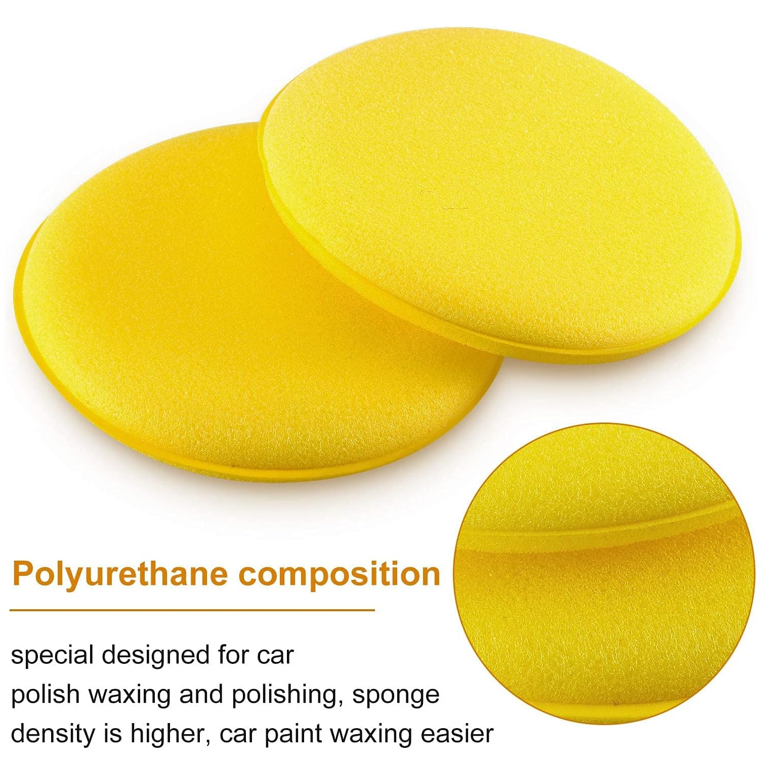 12 Pack Car Wax Applicator Pads – Foam Sponge For Polishing & Detailing