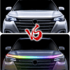 Dynamic Multi Color LED Car Hood Strip Lights - 12V - Image 10