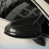 Batman Style Carbon Fiber Side Mirror Covers For Honda Civic 2011-2015 - Image 3