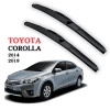 Tri-Stage Car Windshield Wiper Replacement Blades Fit For Toyota Corolla 2014-2019