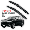 Tri-Stage Car Windshield Wiper Replacement Blades Fit For Toyota Land Cruiser 2014-2024