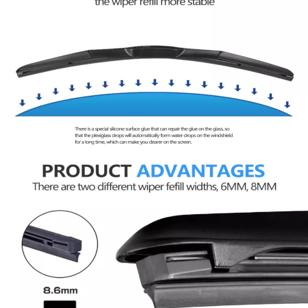 Genuine Pair Front Windshield Wiper Blades For 2020-2024 Toyota Corolla Sedan
