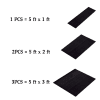Suede Velvet Wrap Premium Quality Velvet Alcantara Interior - Medium Grey - Image 4