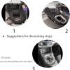 Suede Velvet Wrap Premium Quality Velvet Alcantara Interior - Medium Grey - Image 8