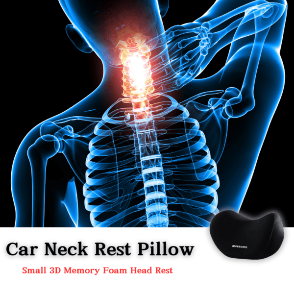 Car 3D Memory Foam Neck Rest Pillow - Small - Image 3