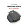 Car Center Console Armrest Cushion with Tissue Box Holder - Black - Image 2