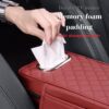 Car Center Console Armrest Cushion with Tissue Box Holder - Black - Image 4