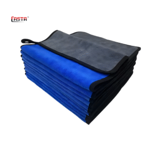 CASTA Double Sided Microfiber Cleaning Cloth – 800GSM - 10PCS Bundle Blue