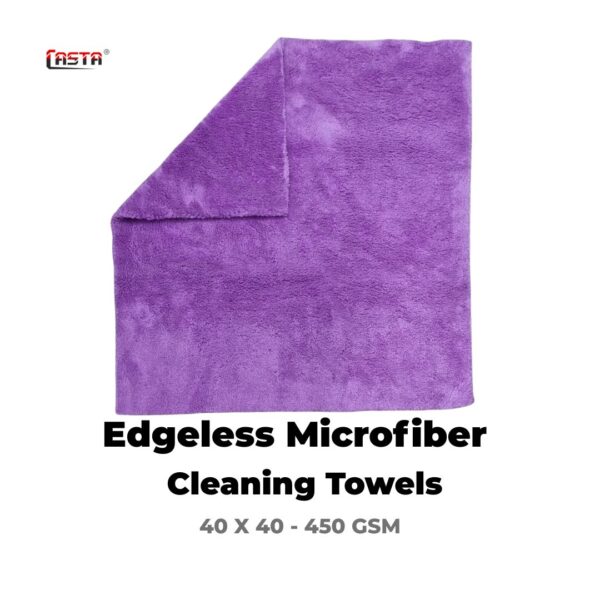 CASTA Edgeless Microfiber Cleaning Towels 6pcs Bundle 450 GSM - Image 3