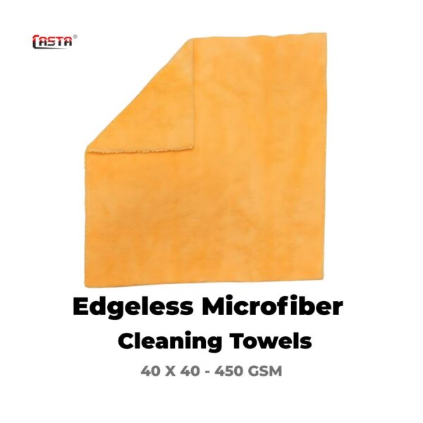 CASTA Edgeless Microfiber Cleaning Towels 6pcs Bundle 450 GSM - Image 2