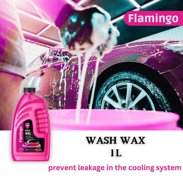 Flamingo Wash And Wax 1 Liter - Image 3