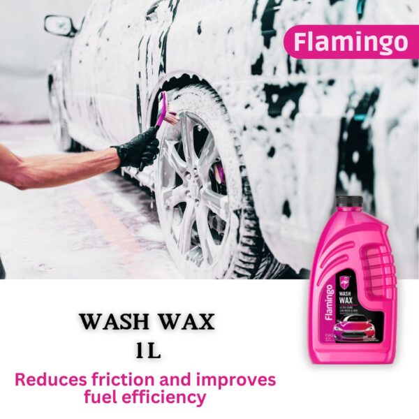 Flamingo Wash And Wax 1 Liter - Image 2