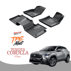 Corolla Cross 2021-2025 TPR Car Floor Mats - Premium Interior Protection