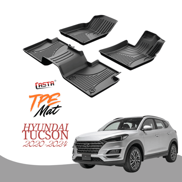 Hyundai Tucson 2020-2024 TPR Car Floor Mats - Premium Interior Protection
