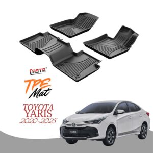 Toyota Yaris 2020-2025 TPR Car Floor Mats - Premium Interior Protection