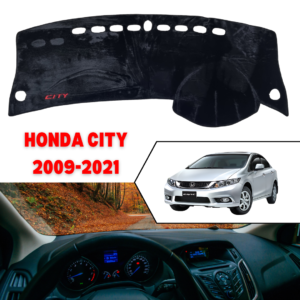 Honda City 2009 2021 Dashboard Mat - Suede Nonslip Velvet Fur