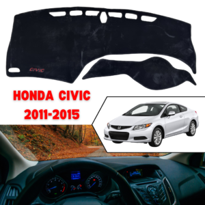 Honda Civic 2011 2015 Dashboard Mat - Suede Nonslip Velvet Fur