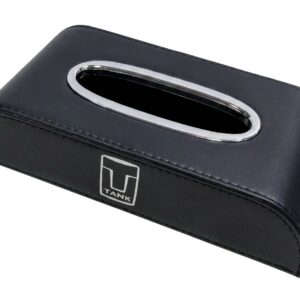 PU Leather Premium Tissue Box Case - Tank